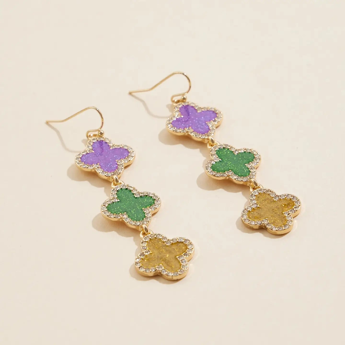 Mardi Gras Earrings