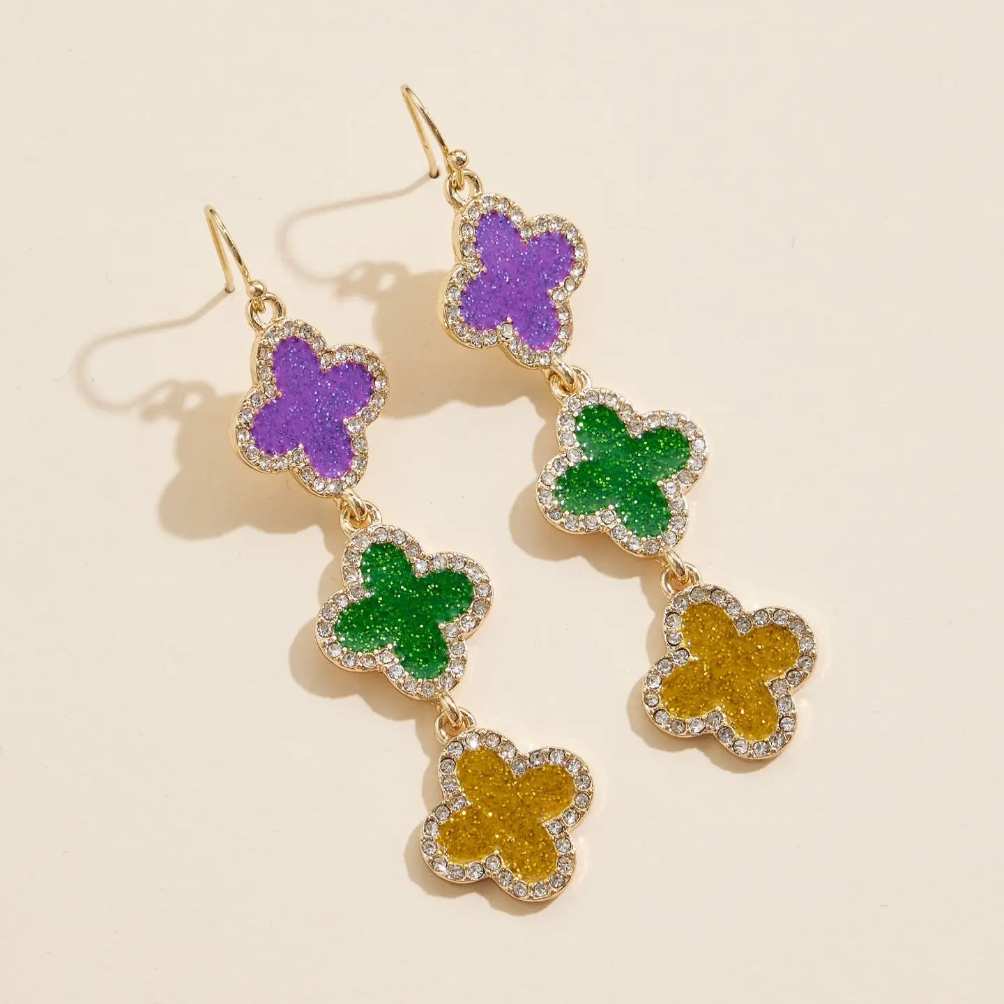 Mardi Gras Earrings