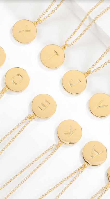 Gold Letter Necklace