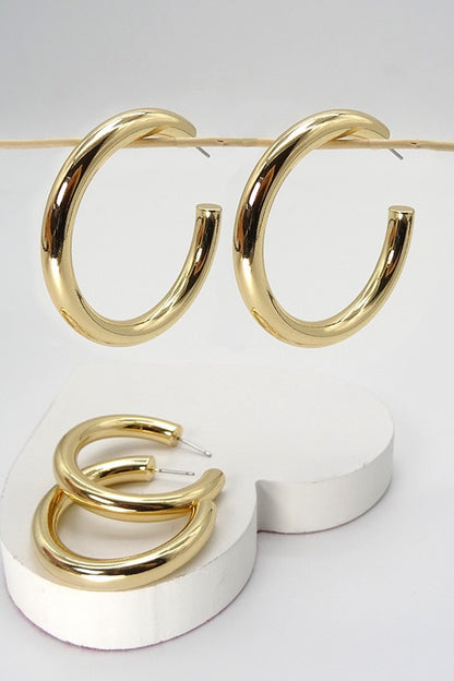 Chunky Hoop Earrings